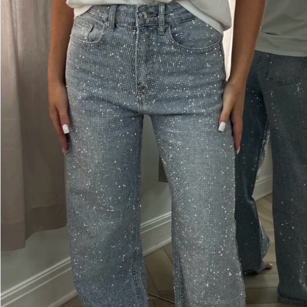 Sparkle Embellished Jeans